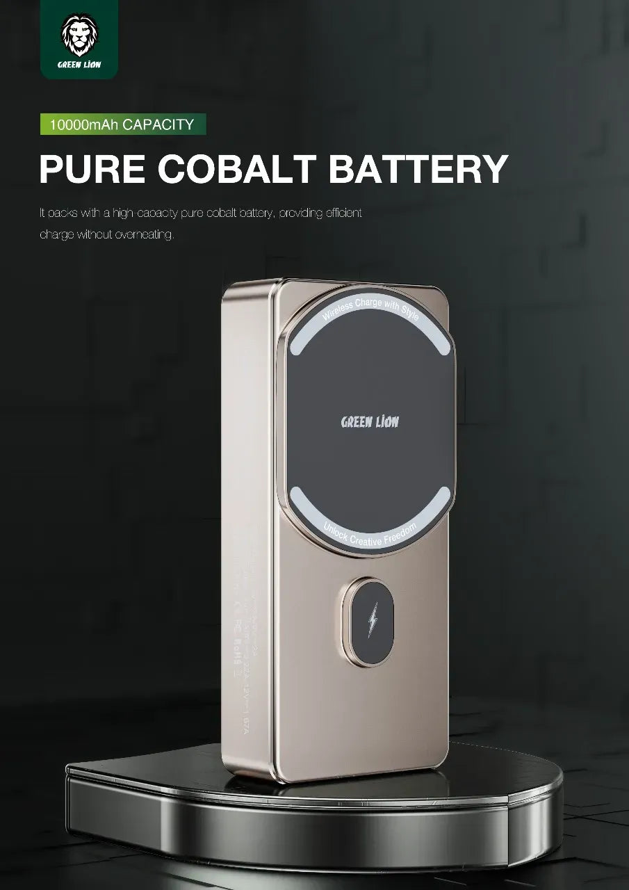 Green Lion 10000 m Ah Milton Power Bank - Titanium – image 11