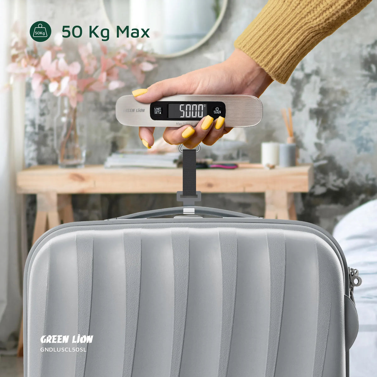 Green Lion Digital Luggage Scale Silver – image 8