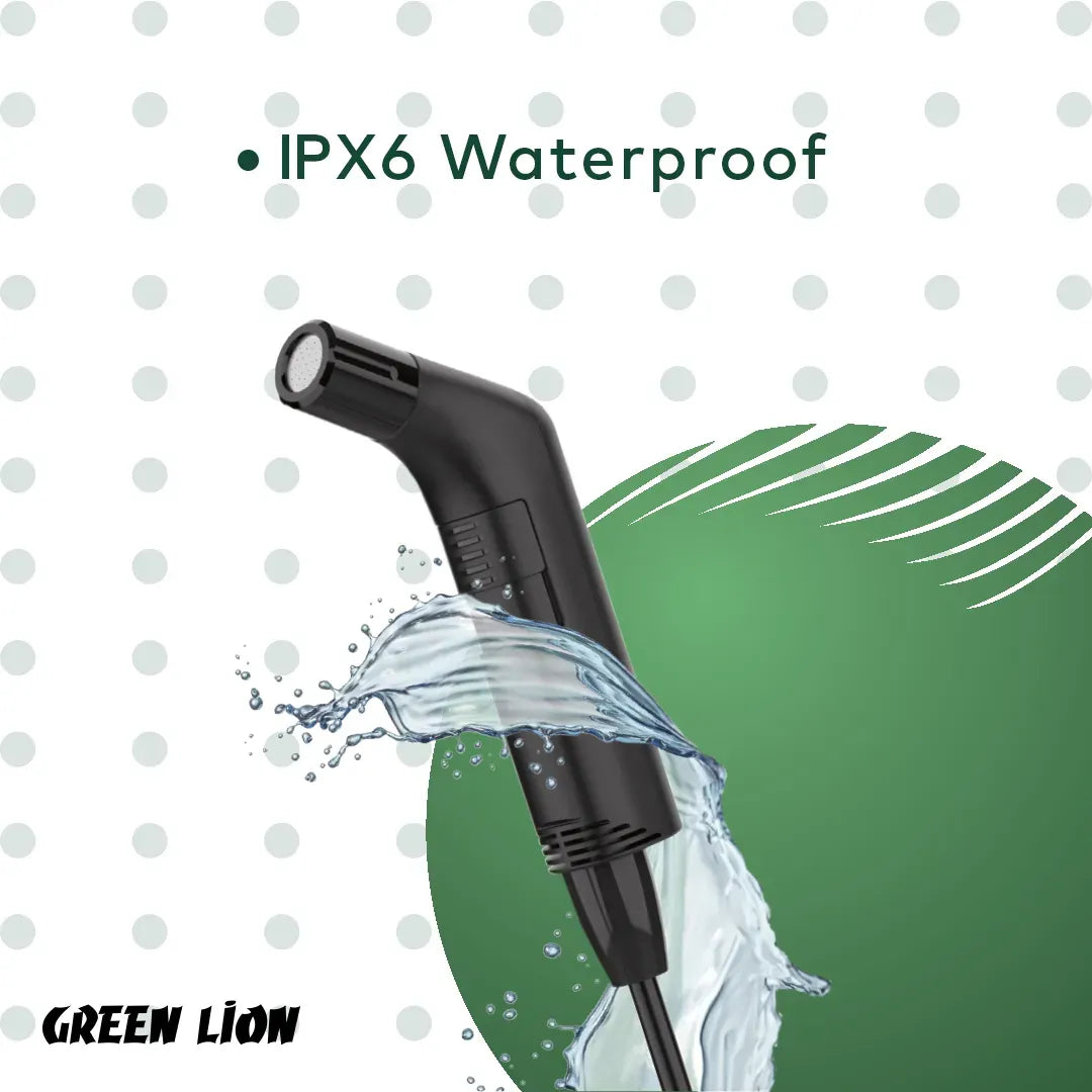 Green Lion Compact Bidet Sprayer 800mAh Black – image 11