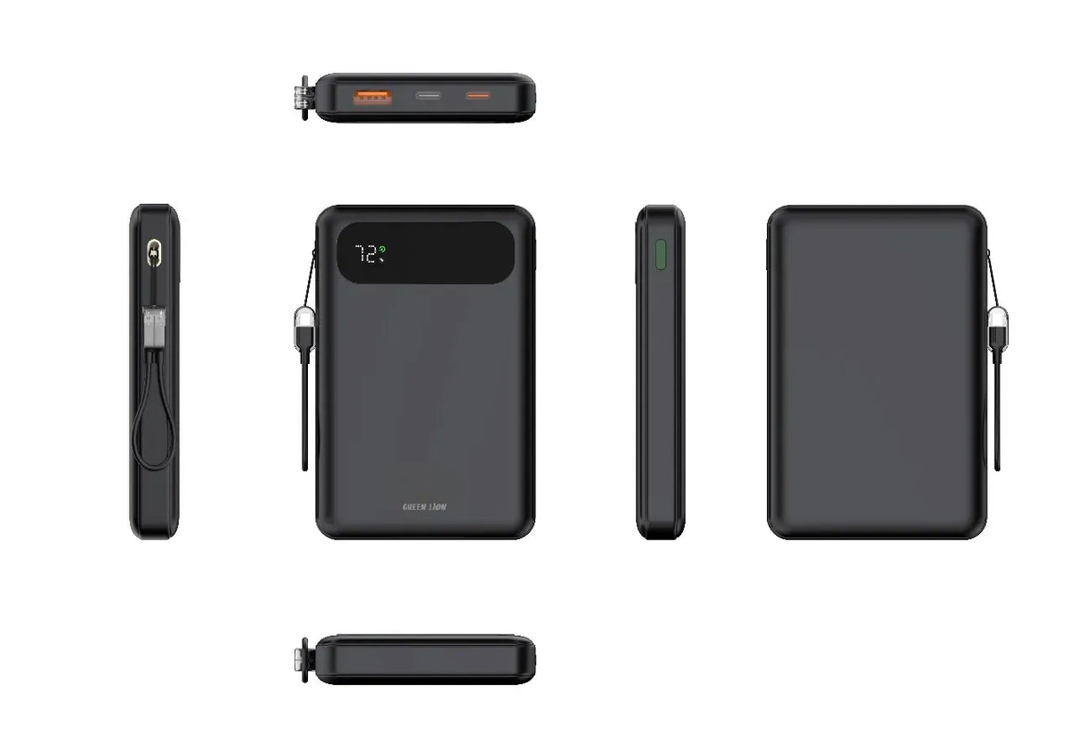 Green Lion Toledo 10000mAh Power Bank PD 20w Black – image 2