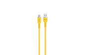Green Lion USB-ATOUSB-C Silicone Cable - Yellow
