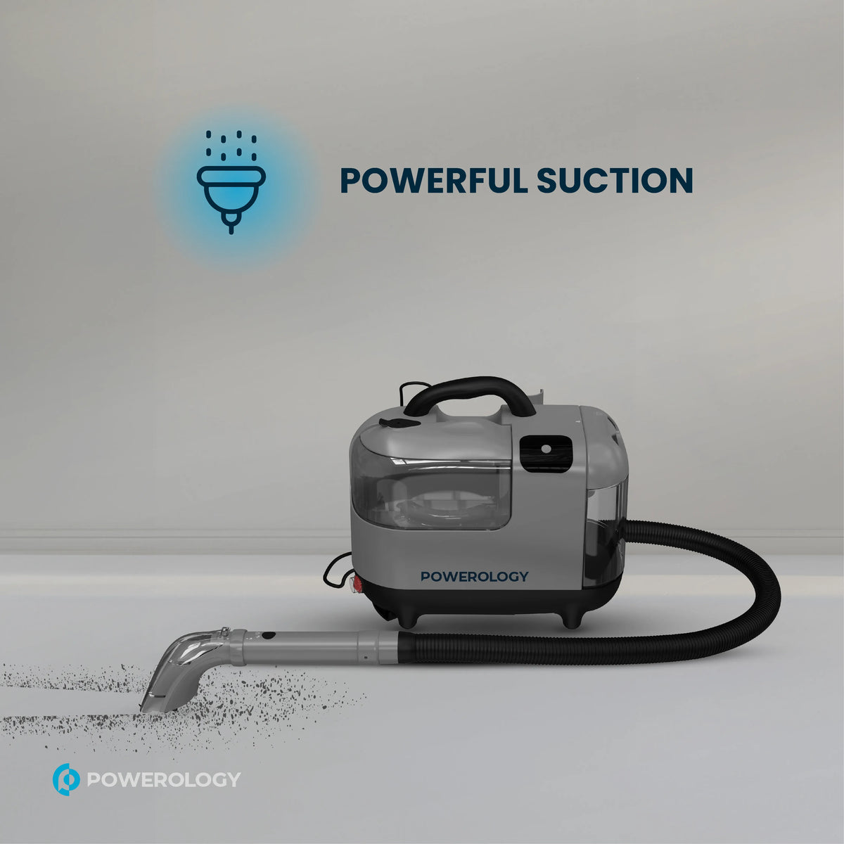 Powerology Powerful Spot Stain Cleaner Hot Water Steam Function Black – image 7