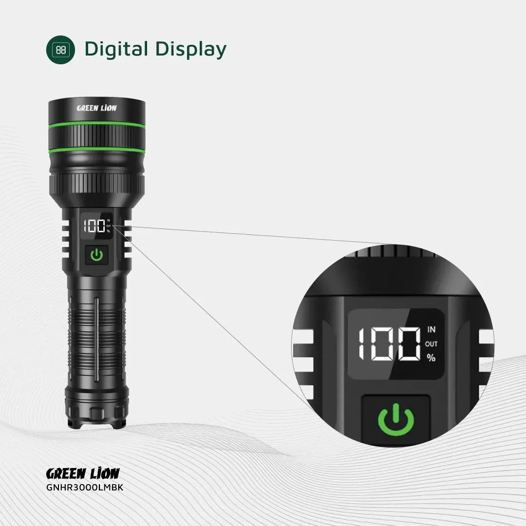 Green Lion Hyper Ray Pro LED Torch Black – image 10
