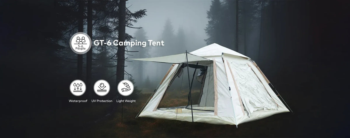 Green Lion Gt 6 Camping Tent Biege – image 3