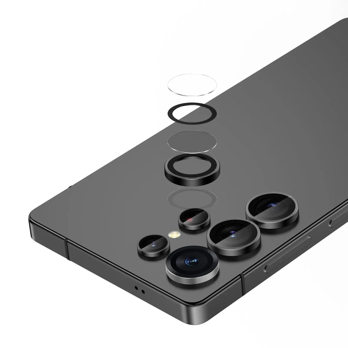 Green Lion Camera Lens Armor for S25 Ultra Black – image 5