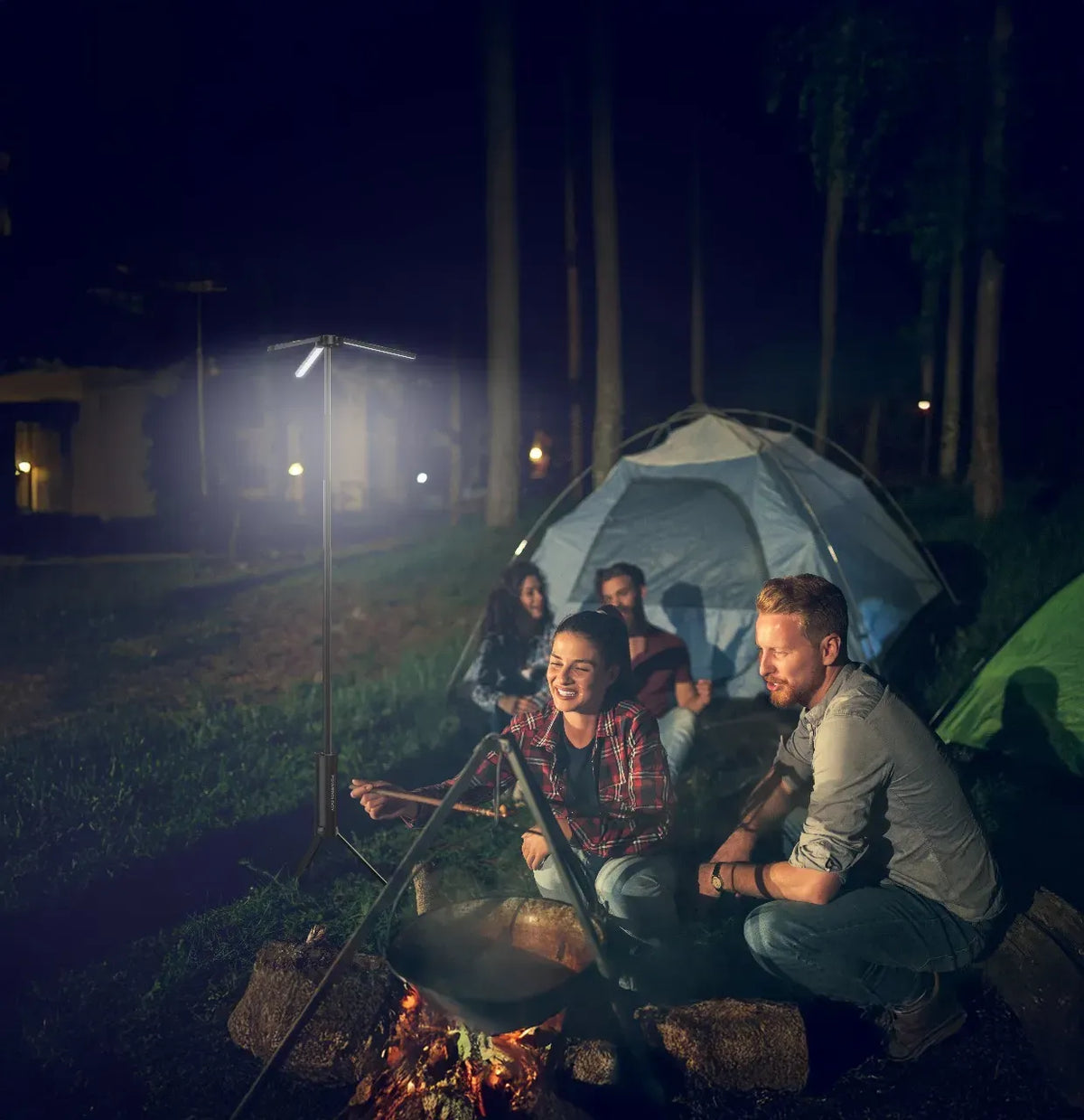 Powerology Luntra 15600mAh Foldable Camping Light Black – image 5