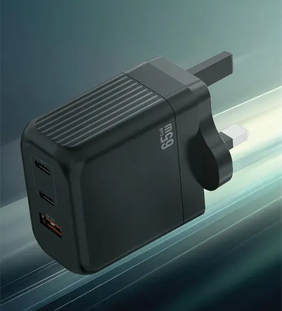 Green Lion Ultra Compact Ga NWall Charger PD+QC 65 W - Black – image 5