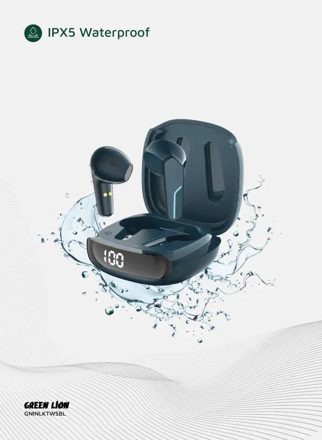 Green Lion Interlaken True Wireless Earbuds - Blue – image 14