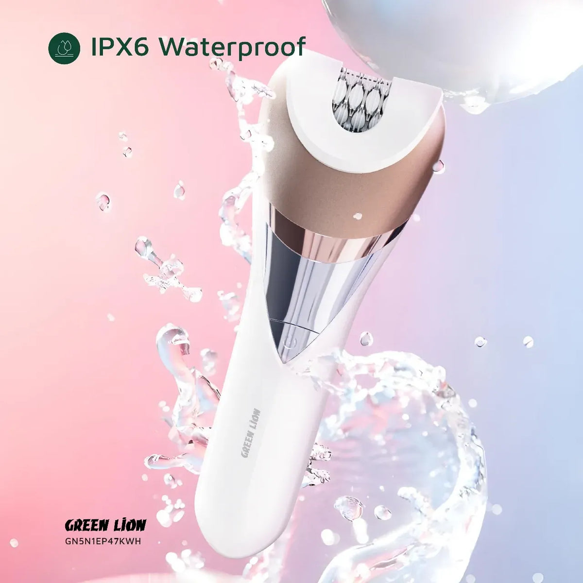 Green Lion 5 in 1 Cordless Epilator Kit White – image 7