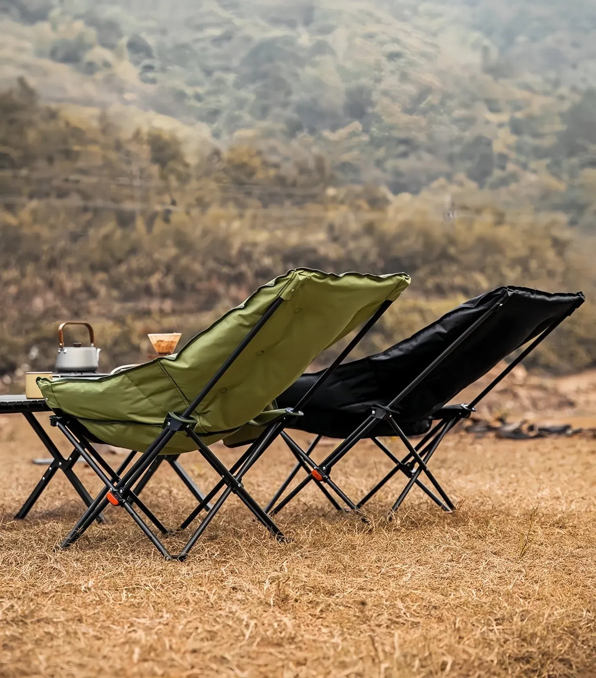Green Lion Travix Camping Chair Black – image 6