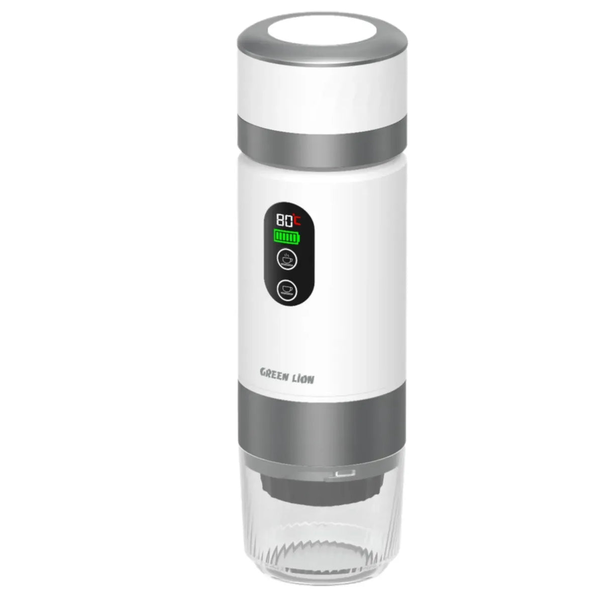 Green Lion Campinas Portable Coffee Maker 80 m L - White
