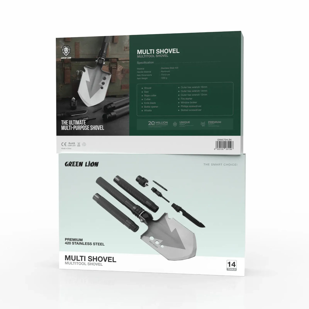 Green Lion Multi Shovel Black – image 8