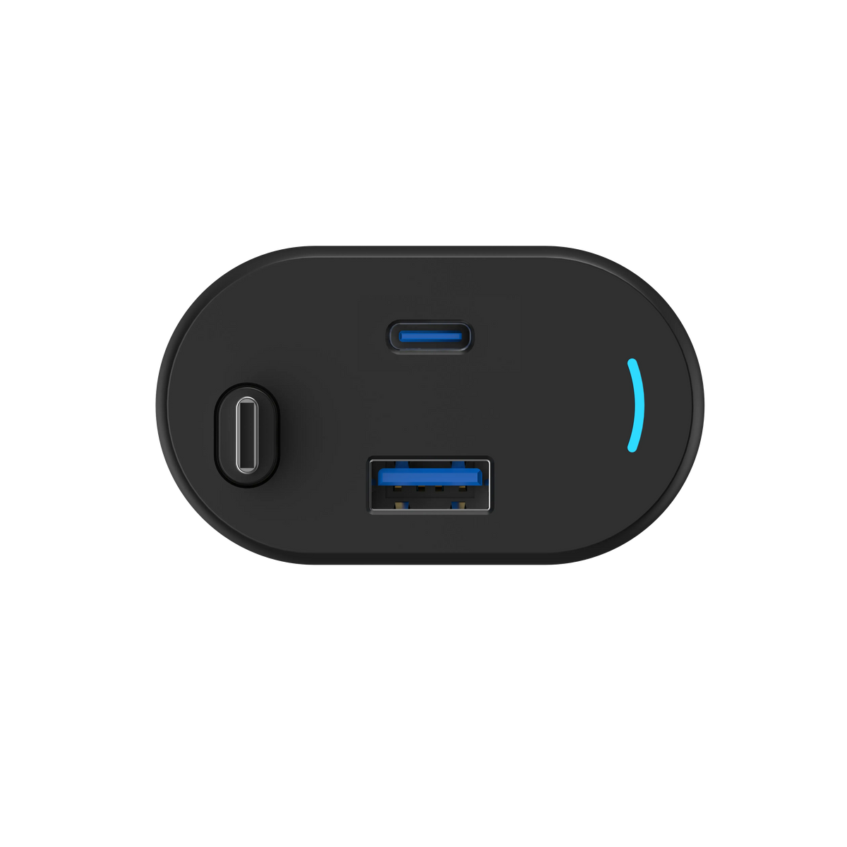 Powerology Type C Retractable Car Charger 103w Black – image 4