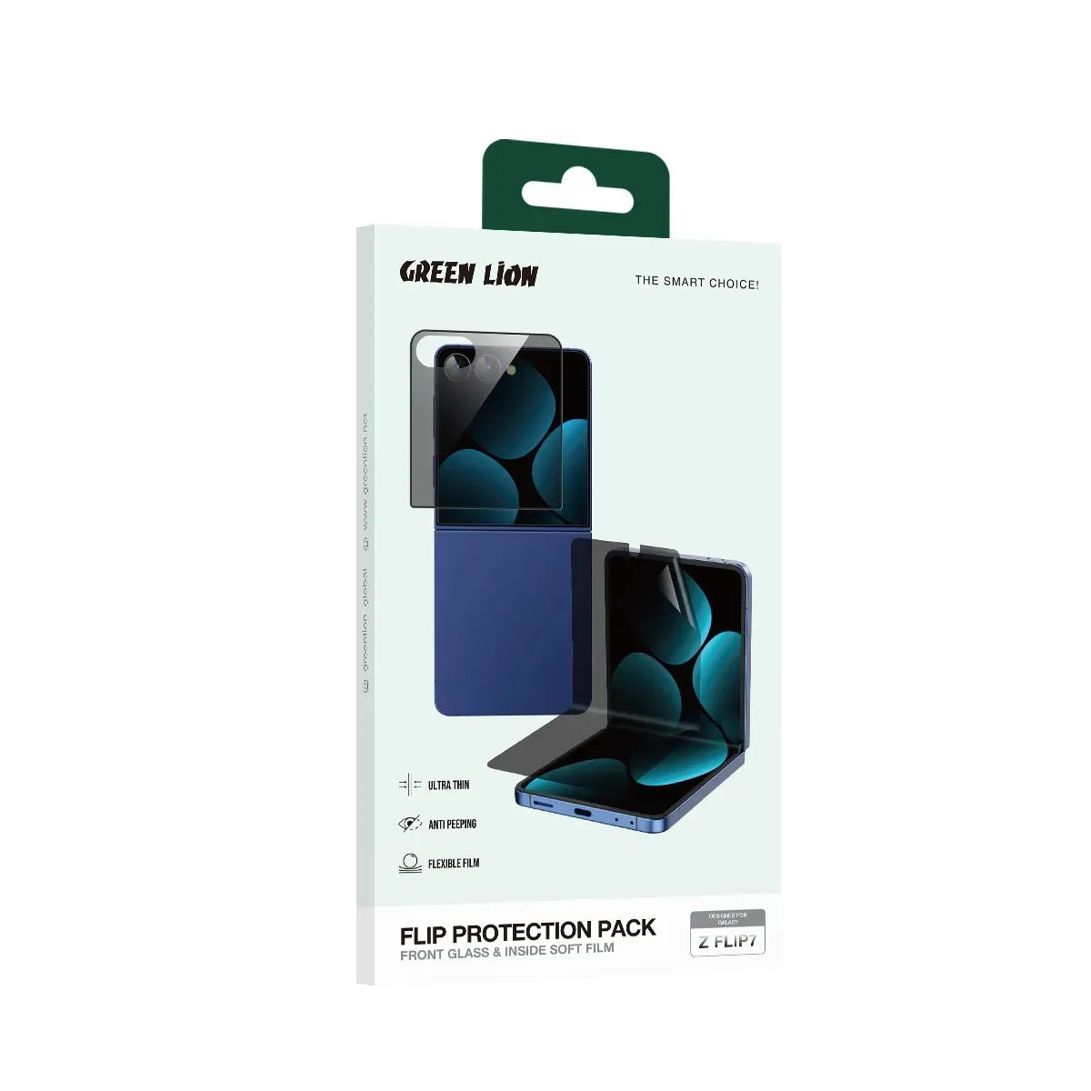 Green Lion Flip Protection Pack for Z Flip 7 Privacy – image 6