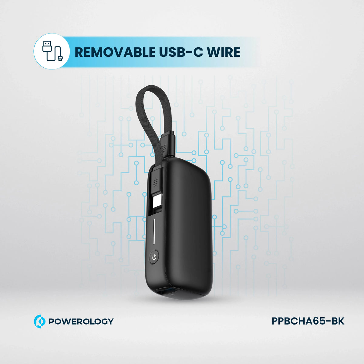 Powerology 5000 m Ah Power Bank - Black – image 9
