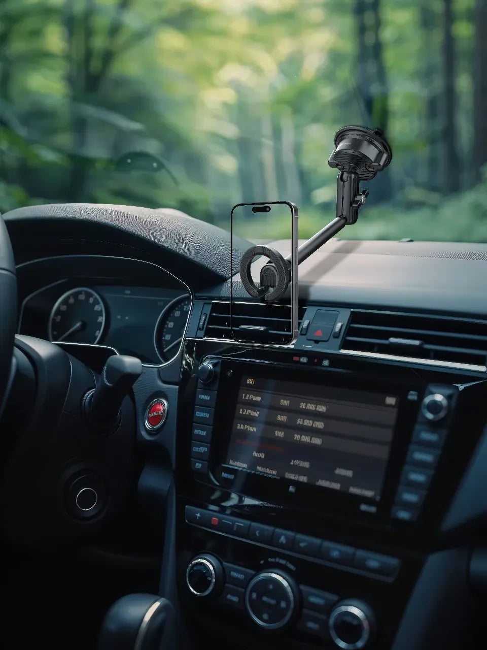 Green Lion GX-39 Suction Phone Holder - Black – image 2