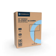 Powerology Android 32” UHD 60 Hz Tabletwith Stand 8+128 GB - Gold