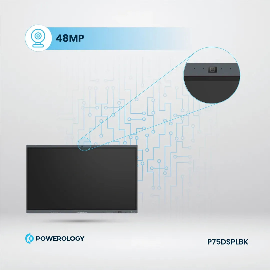 Powerology Dual Windows Android Interactive Smartboard 75 Black – image 13