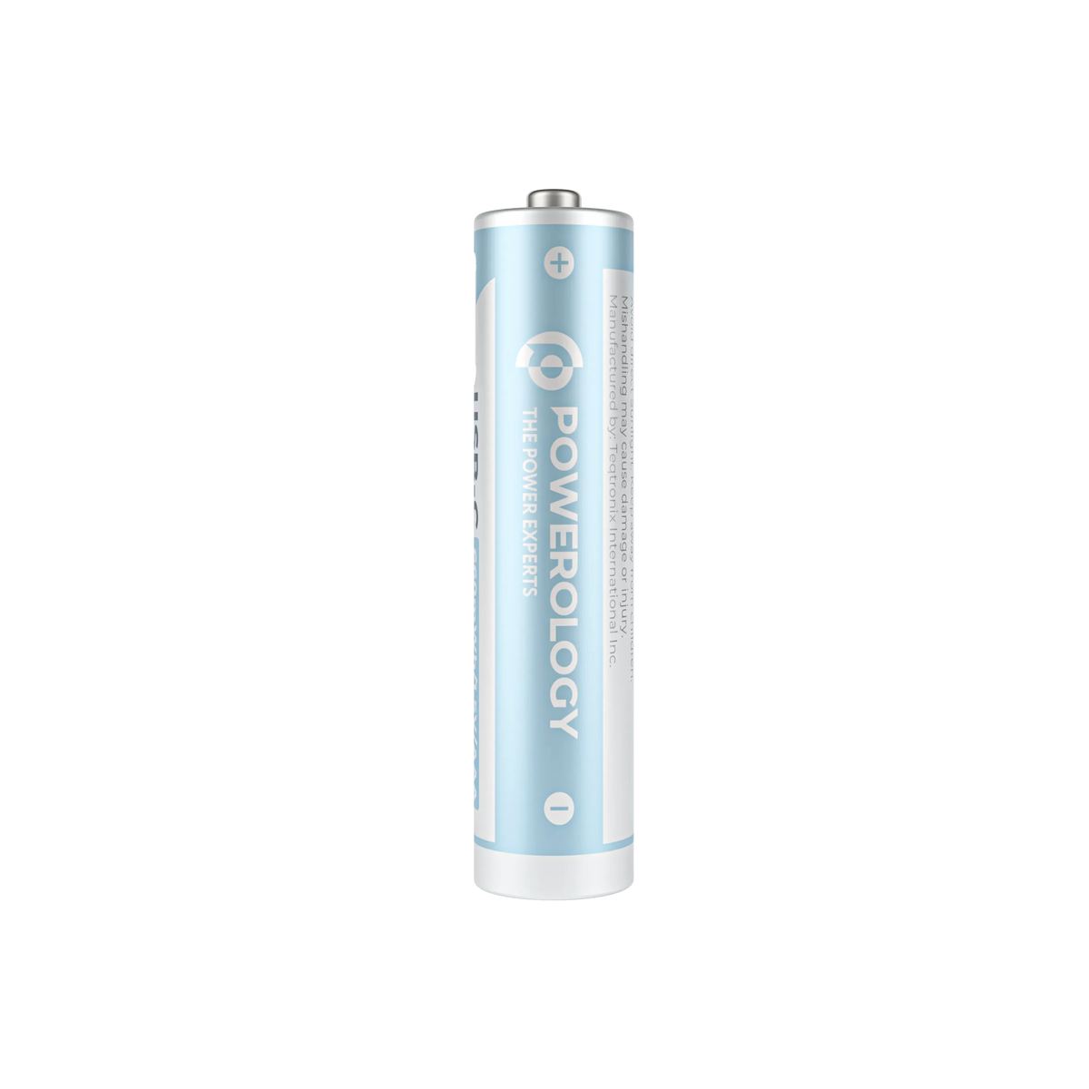 Powerology 1 5v Type C Rechargeable Lithium Ion Battery Aaa Battery 660mwh 4pcs Per Pac – image 6