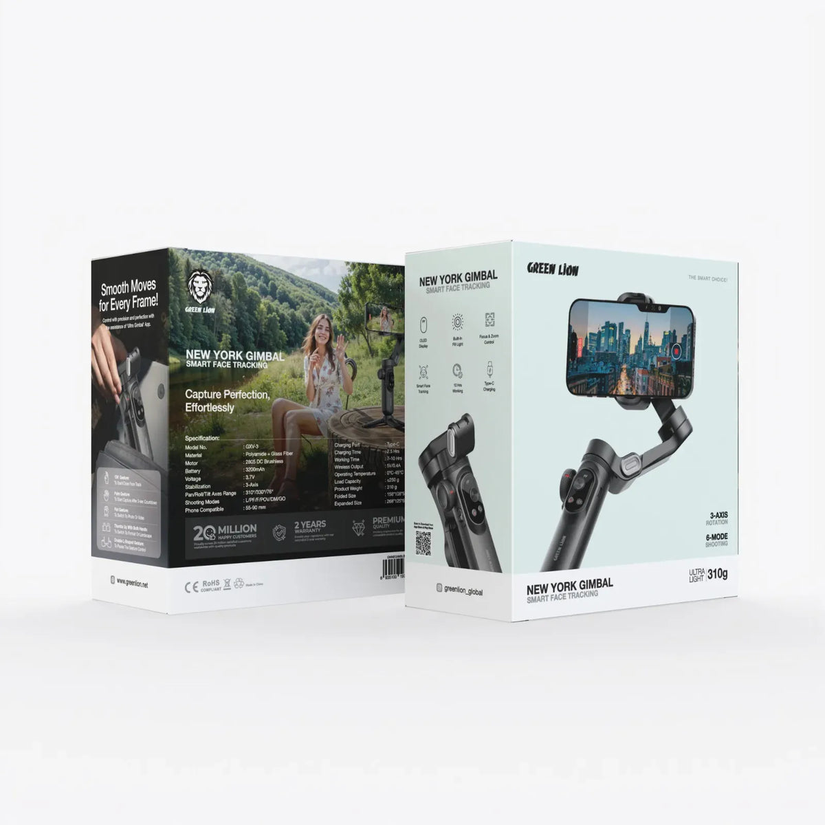 Green Lion New York Gimbal Smart Face Tracking Black – image 2