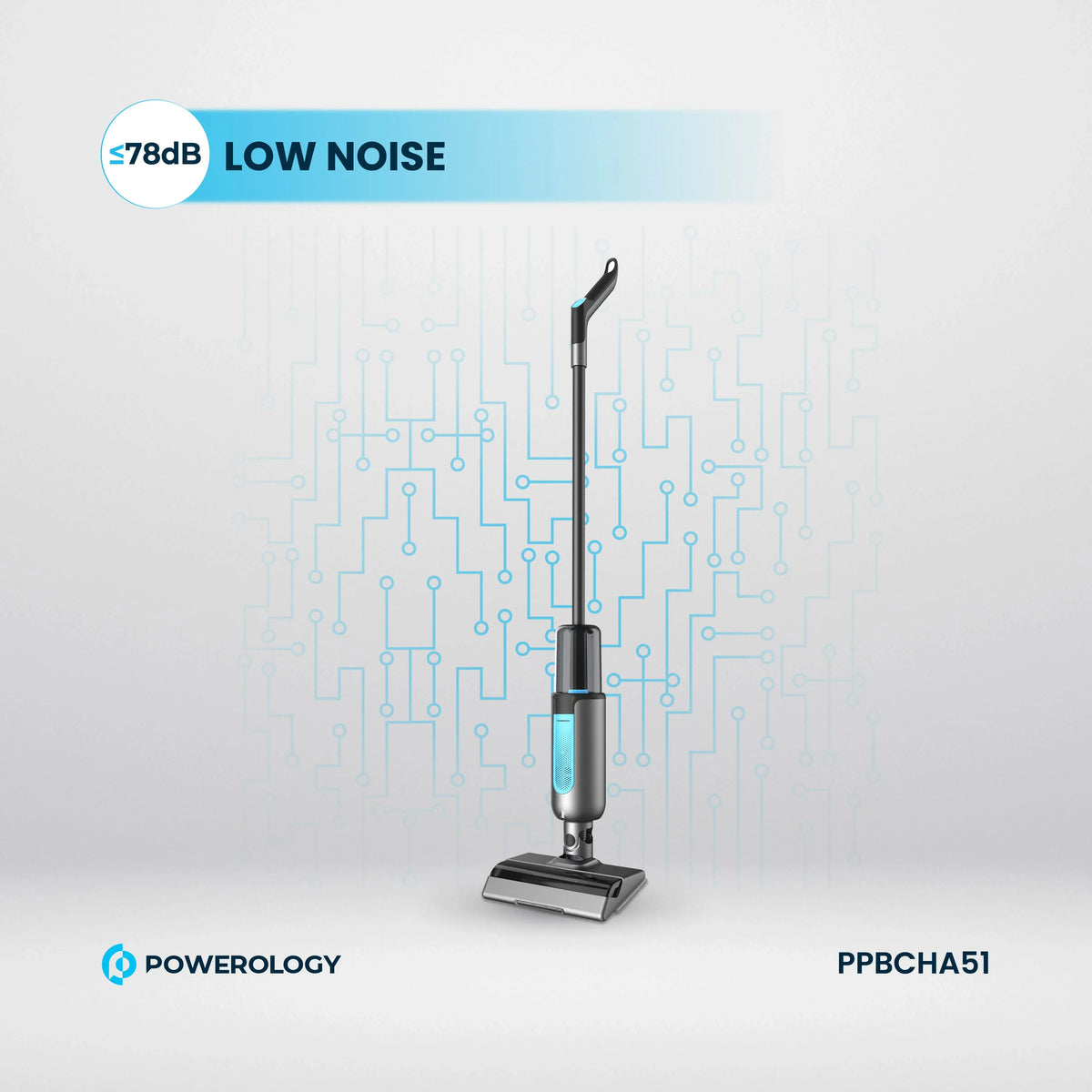 Powerology Dual Design Cordless Vacuum Mop Black – image 18