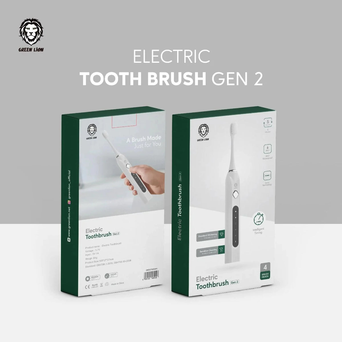 Green Lion Electric Toothbrush Gen 2 – image 5