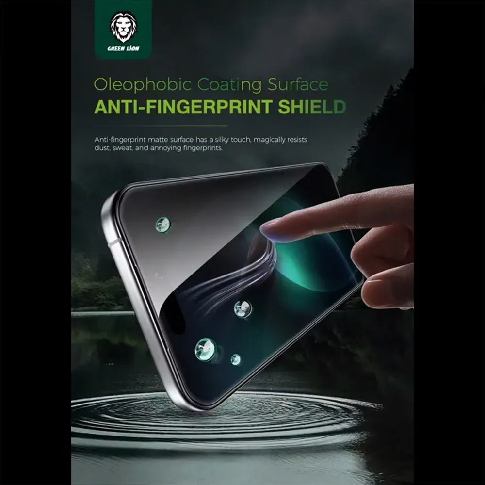 Green Lion 3 DSilicone Plus Screen Protector - Black Edge/Privacy – image 3