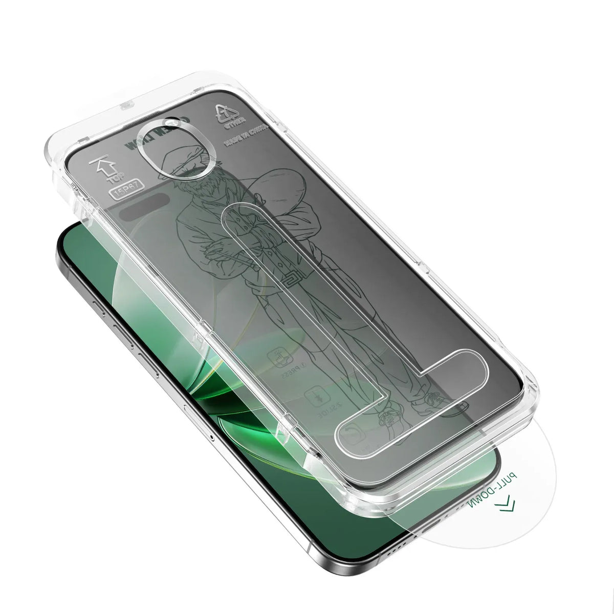 Green Lion Picasso 3 DGlass With Alignment Tray - Black Edge/Privacy – image 10