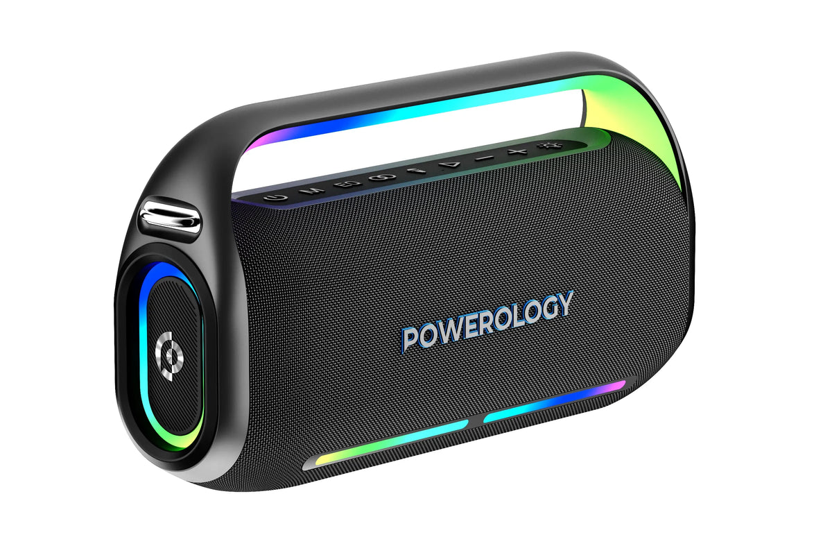 Powerology Deep Bass Party Speaker Black – image 4