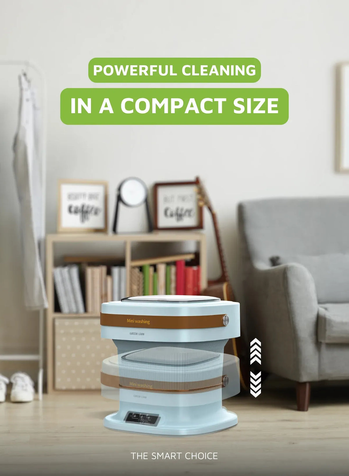 Green Lion Portable 6l Washing Machine Blue – image 9