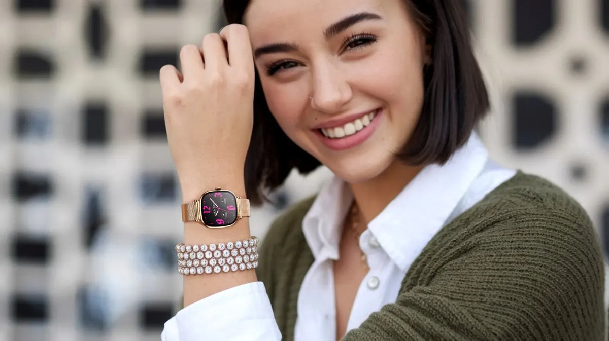 Green Lion Princess Smart Watch - GlossyGold