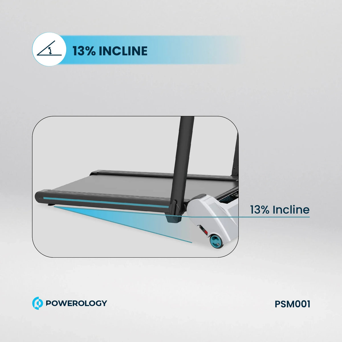 Powerology Incline Folding Treadmill Black – image 15