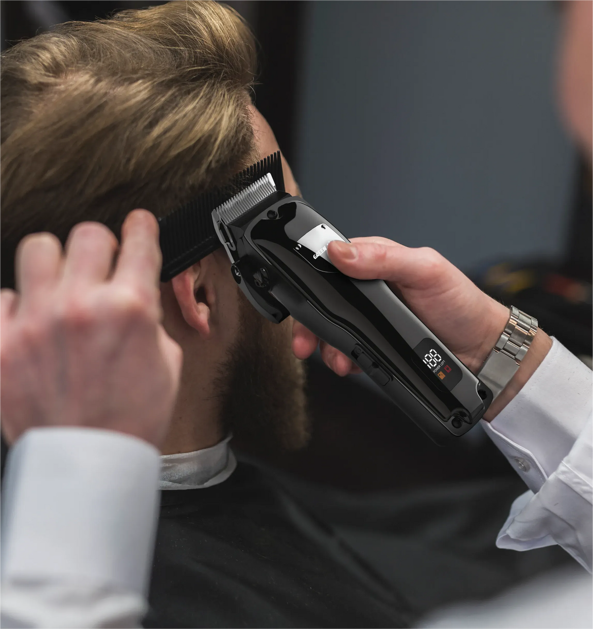 Green Lion Pro Trim Duo Hair Clipper Black – image 2