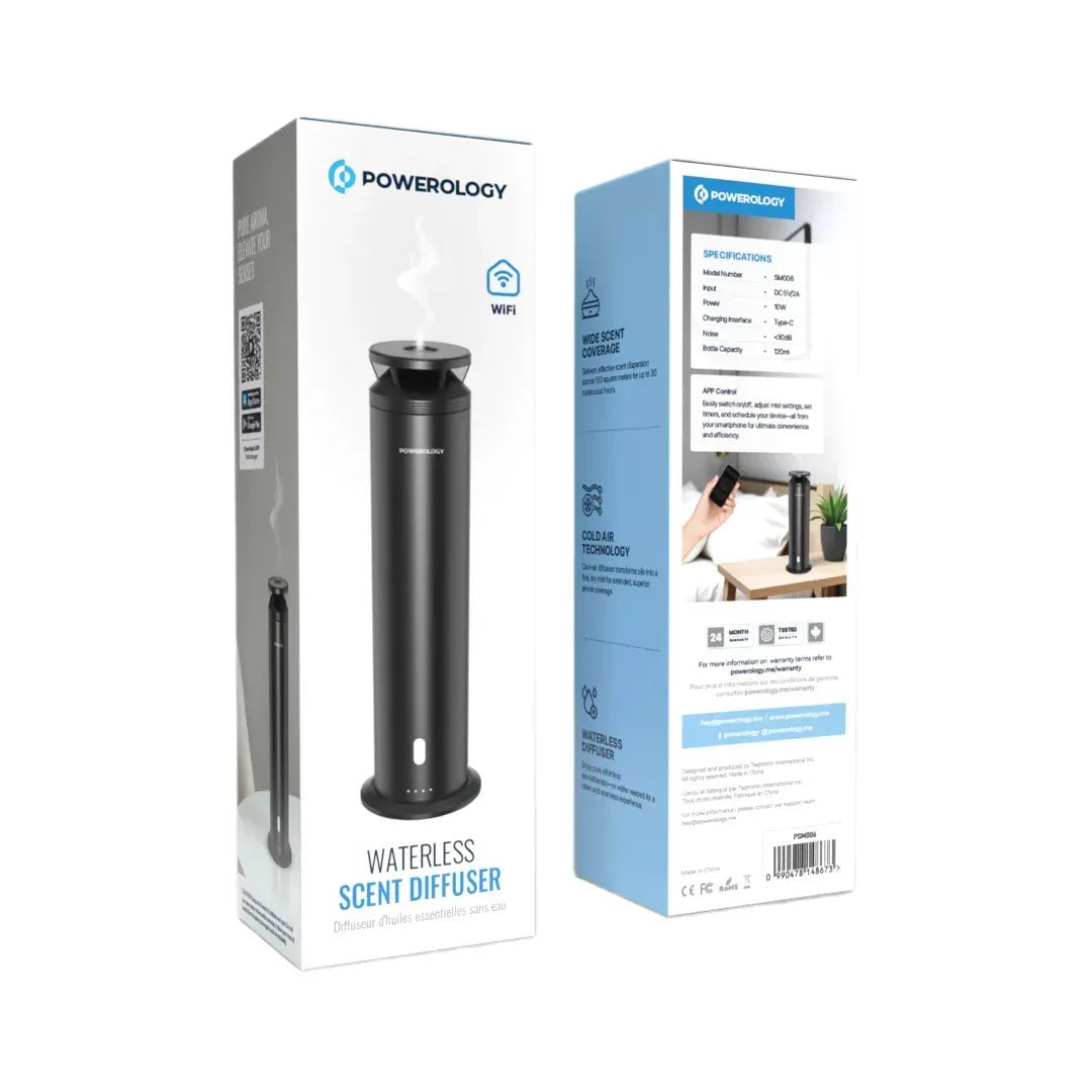 Powerology Waterless Scent Diffuser Black – image 3