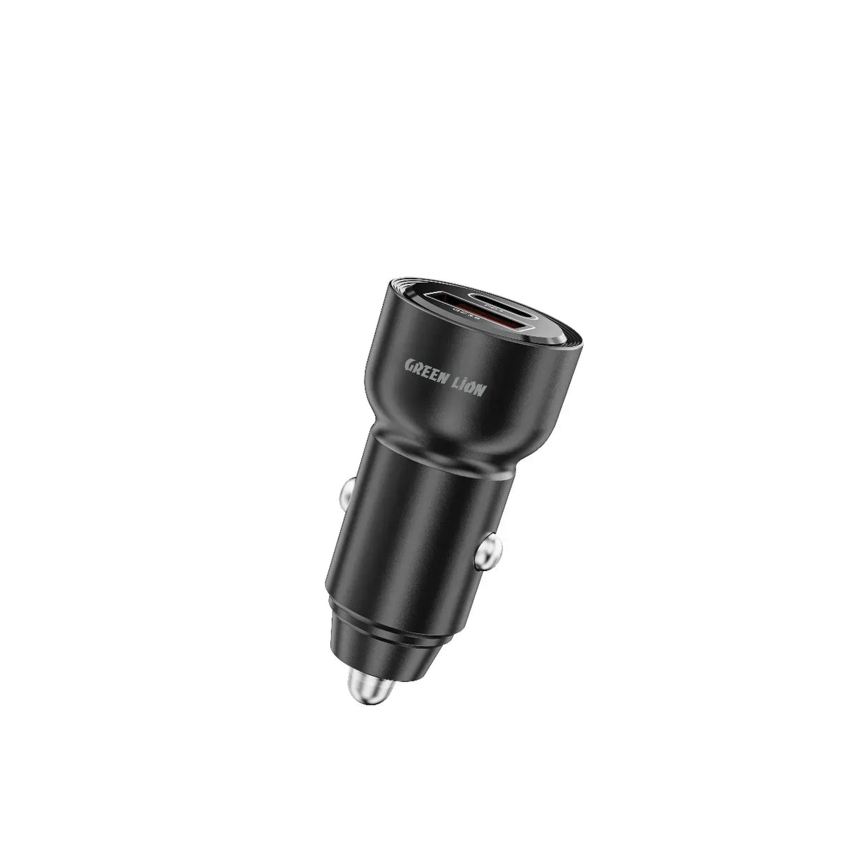 Green Lion Road Volt Car Charger PD+QC 60 WCto C 1 m Cable - Black