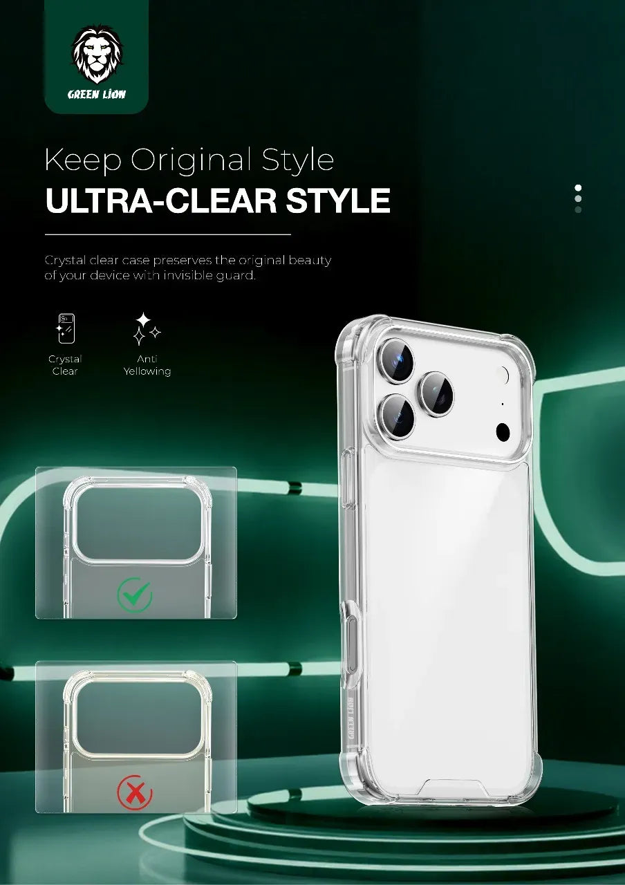 Green Lion Anti-Shock Case - Clear – image 5