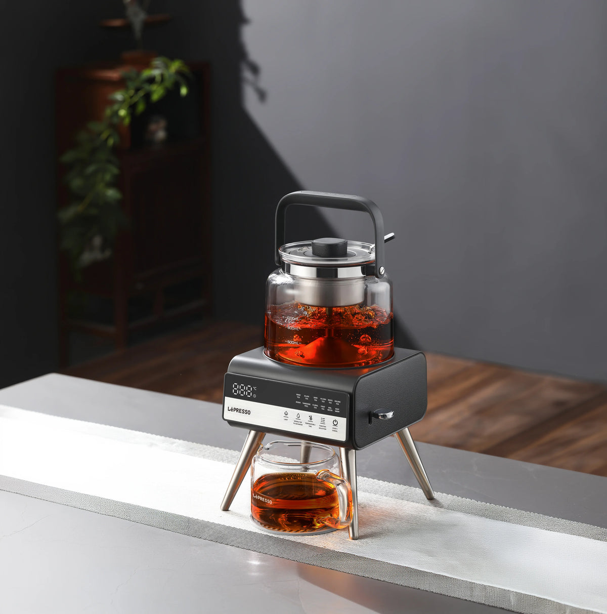LePresso Brewify Tea Brewer with Digital Display Black – image 3