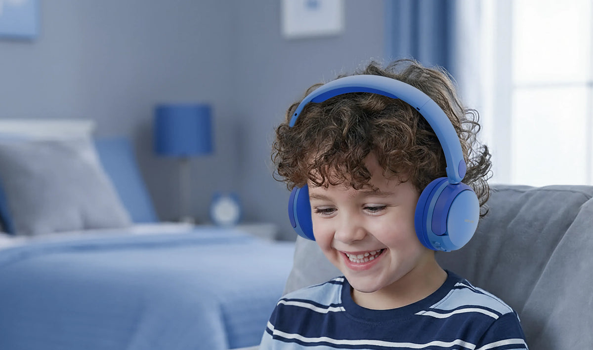 Green Lion GK-700 Kids Headphones - Blue