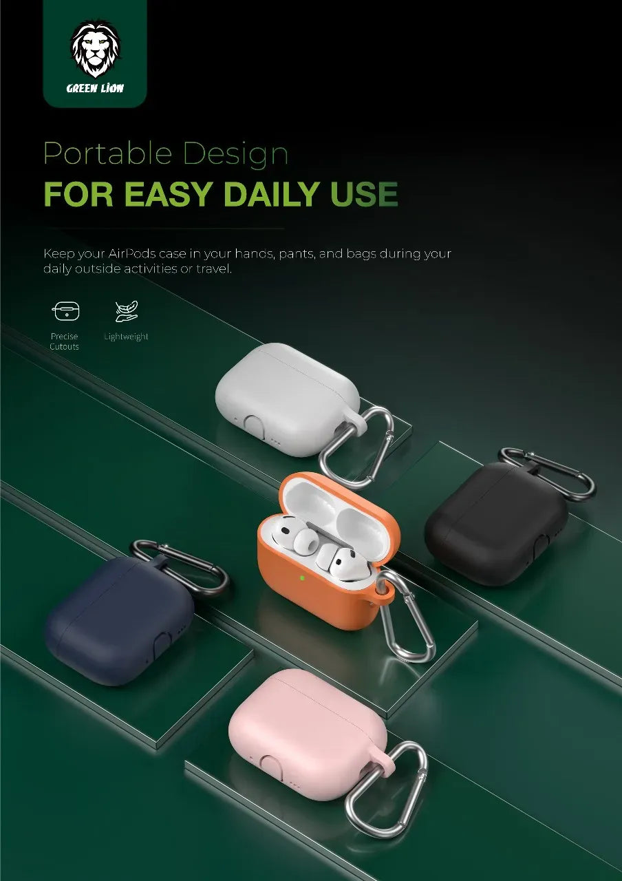 Green Lion Berlin Series Silicone Casefor Airpod Pro - Pink – image 4