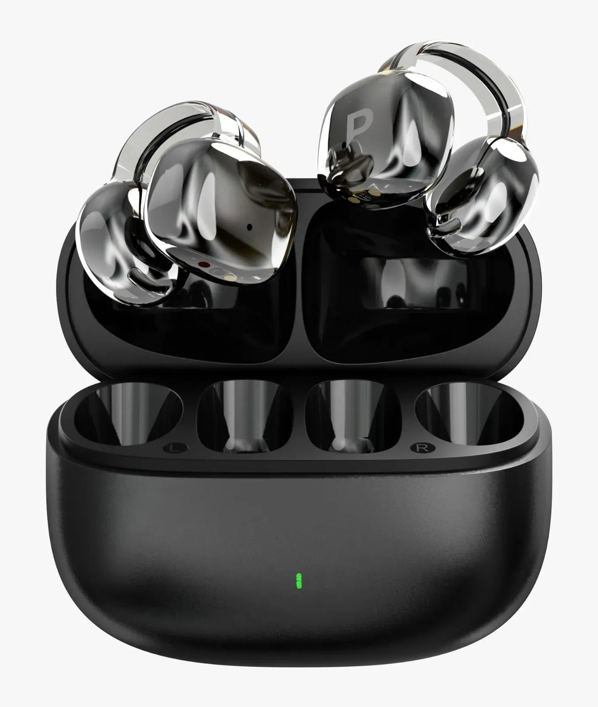 Powerology Savai Open-Ear Clip-On Earbuds - Black – image 2