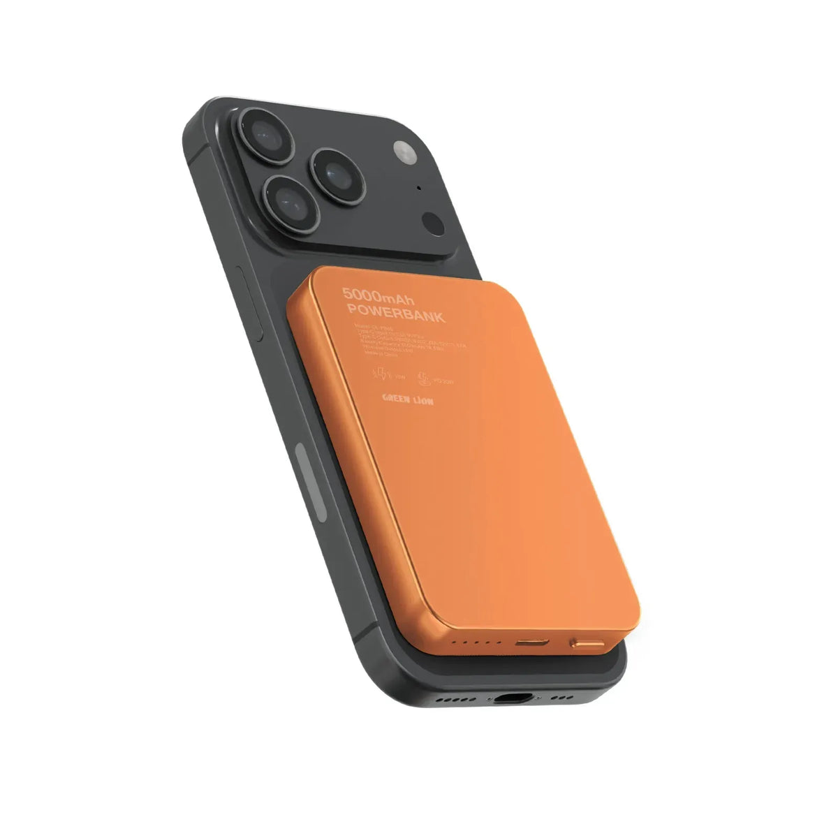 Green Lion GL-MAG 5 5000 m Ah Power Bank PD 20 W - Orange – image 2