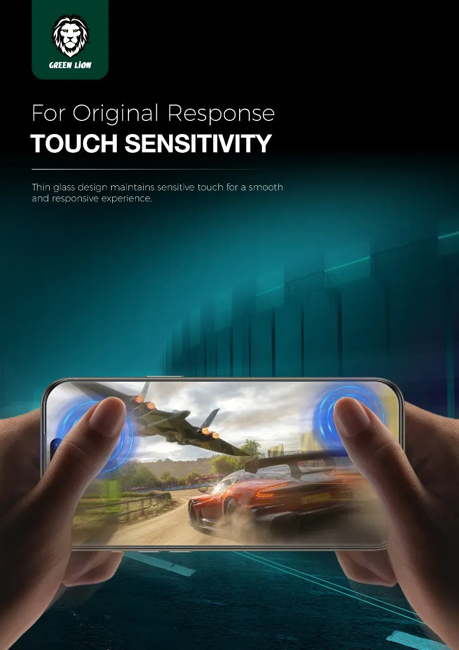 Green Lion 3 DSilicone Plus Screen Protector - Black Edge/Clear – image 10