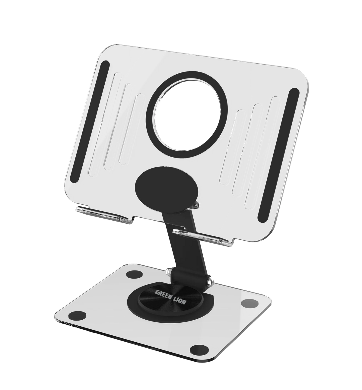 Green Lion Transparent Tablet Stand Black – image 2