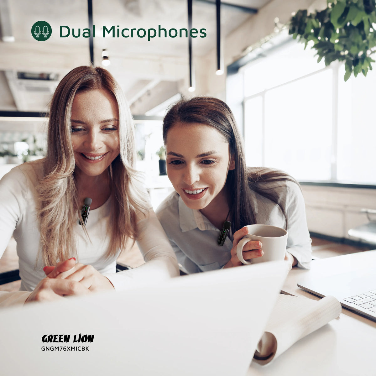 Green Lion Microphone 3 Level Noise Cancellation Black – image 13