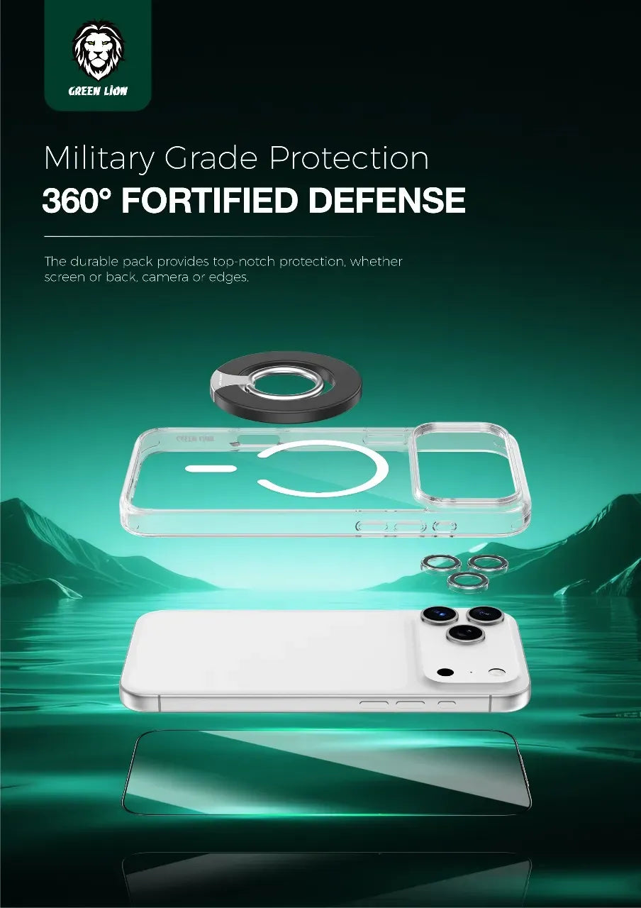 Green Lion 4 In 1 Protection Pack - Clear – image 4