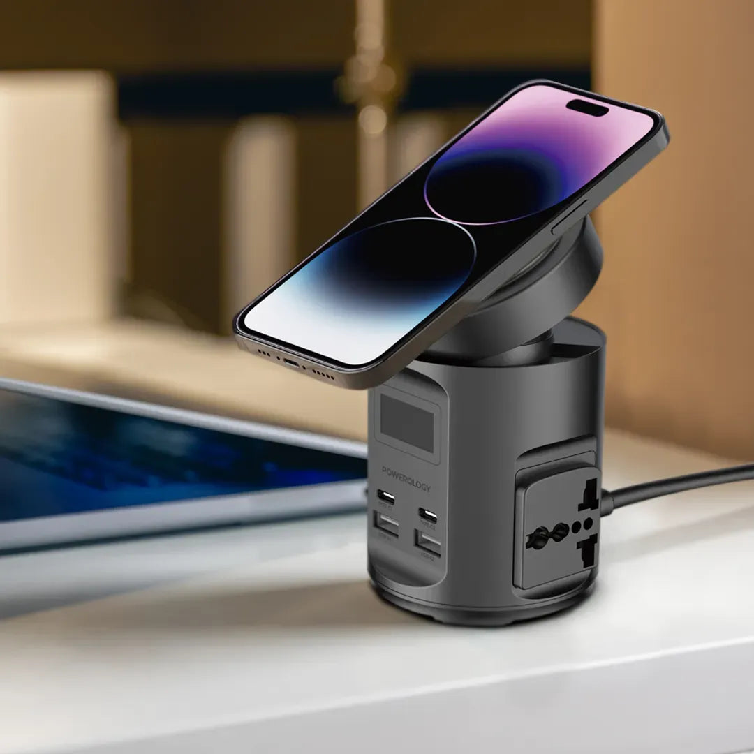 Powerology MagSafe Power Hub USB C Power Delivery and USB A QC 3 0 – image 12