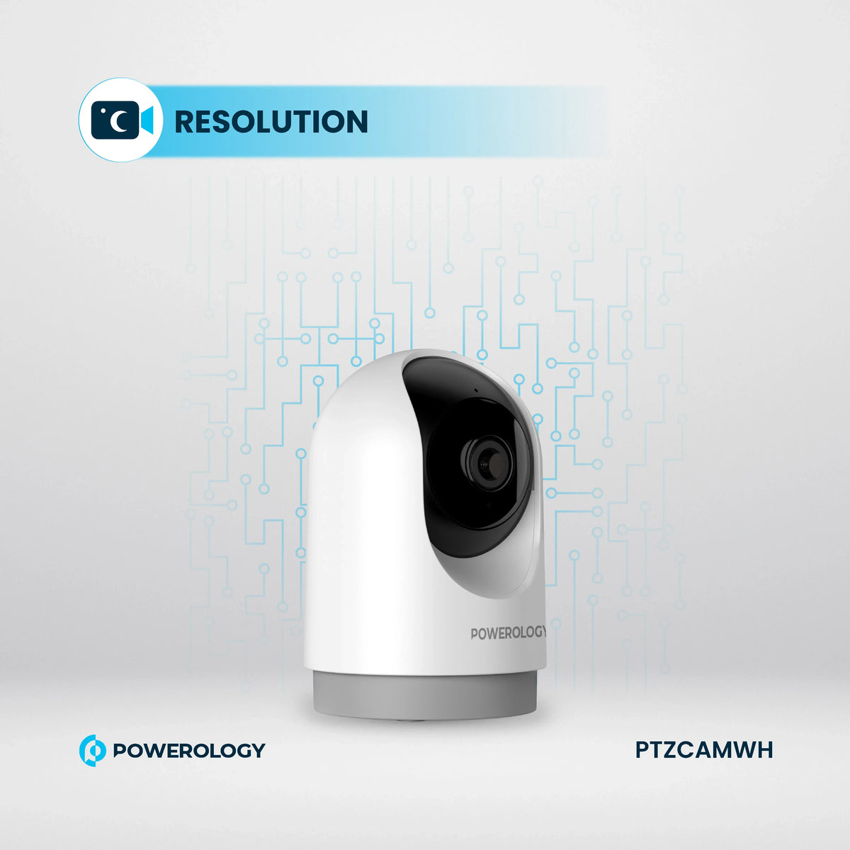 Powerology Indoor Ptz Smart Camera White – image 14