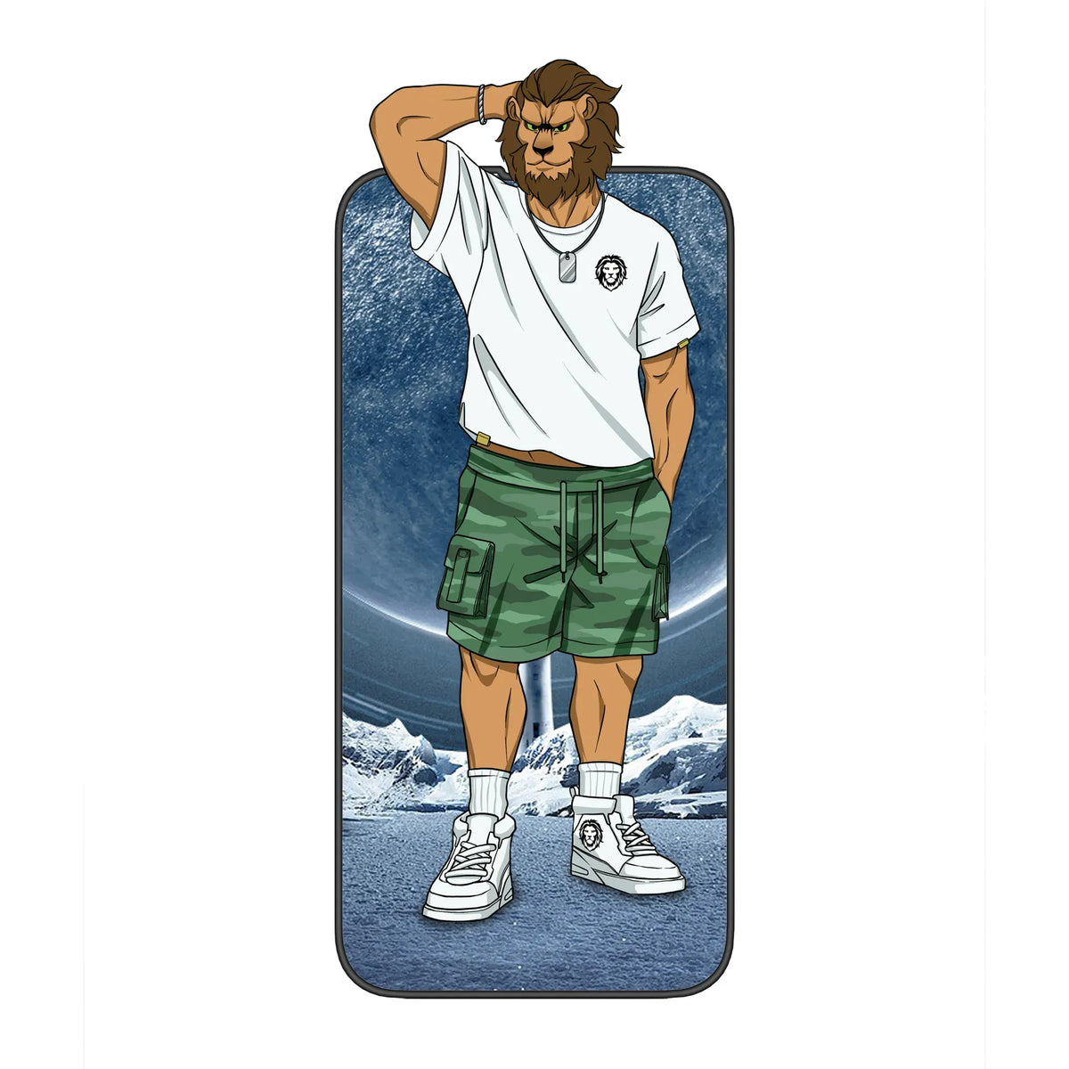 Green Lion 3 DSilicone Plus Screen Protector - Black Edge/Privacy – image 4