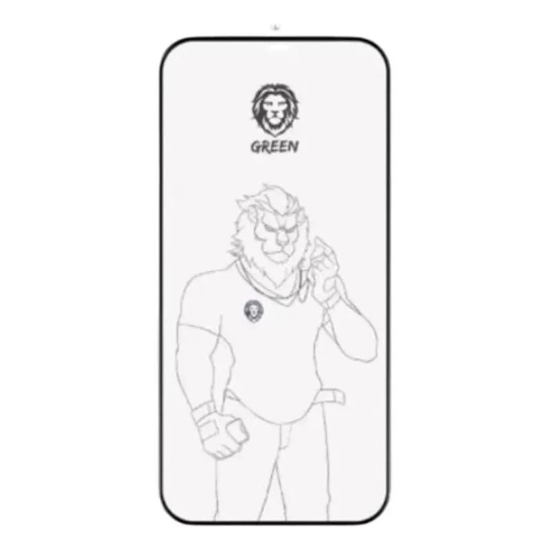 Green Lion 9 HSteve HD Screen Protector - Black Edge/Clear