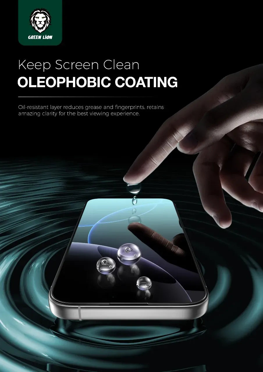 Green Lion 3 DSilicone Plus Screen Protector - Black Edge/Clear – image 2